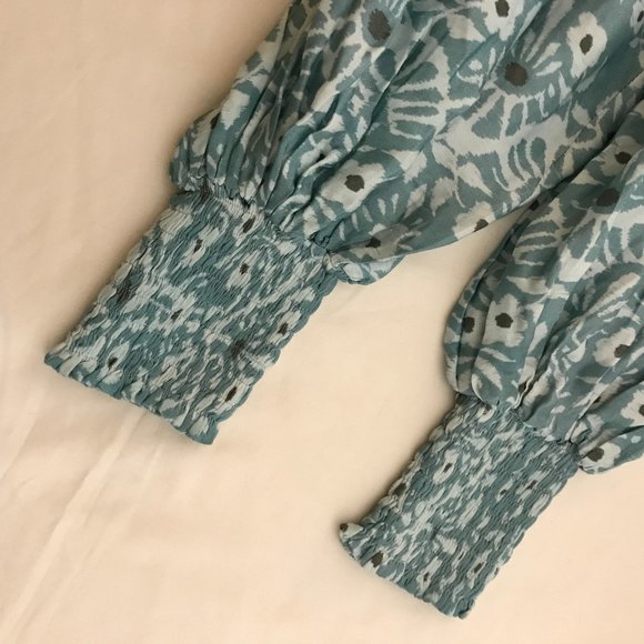 OMIKA NEW? Anthropolgie Harper Boho Hippie Style Deep V Neck Mini Dress or Tunic - Picture 12 of 15